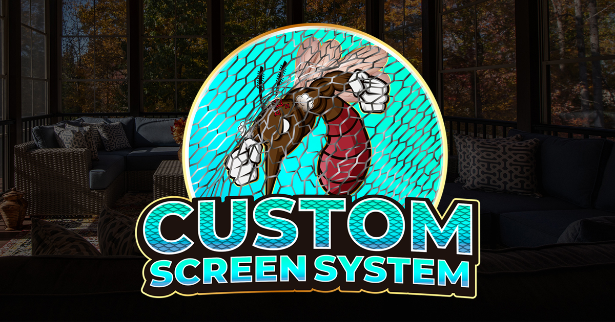 Screen Porches & Aluminum Railing - Custom Screen System